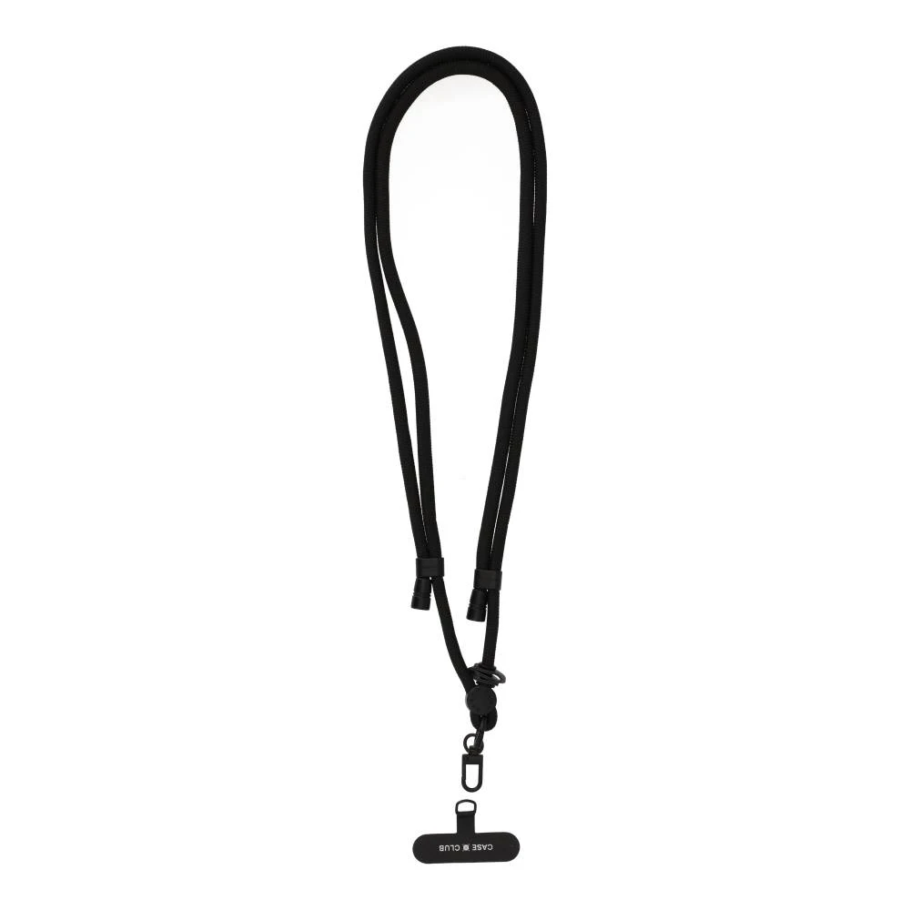 black rope crossbody strap